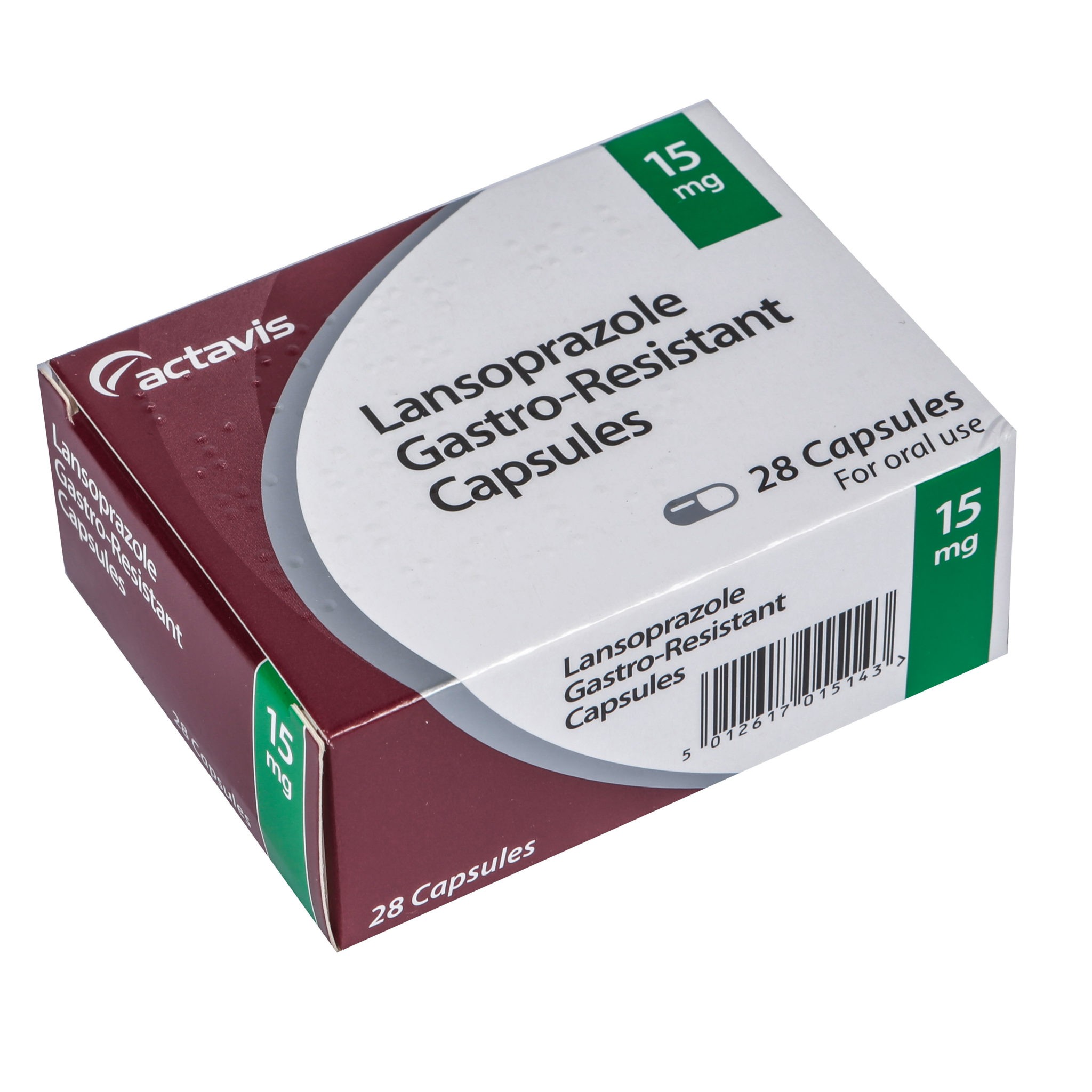 Lansoprazole 15mg Capsules (28 Capsules)