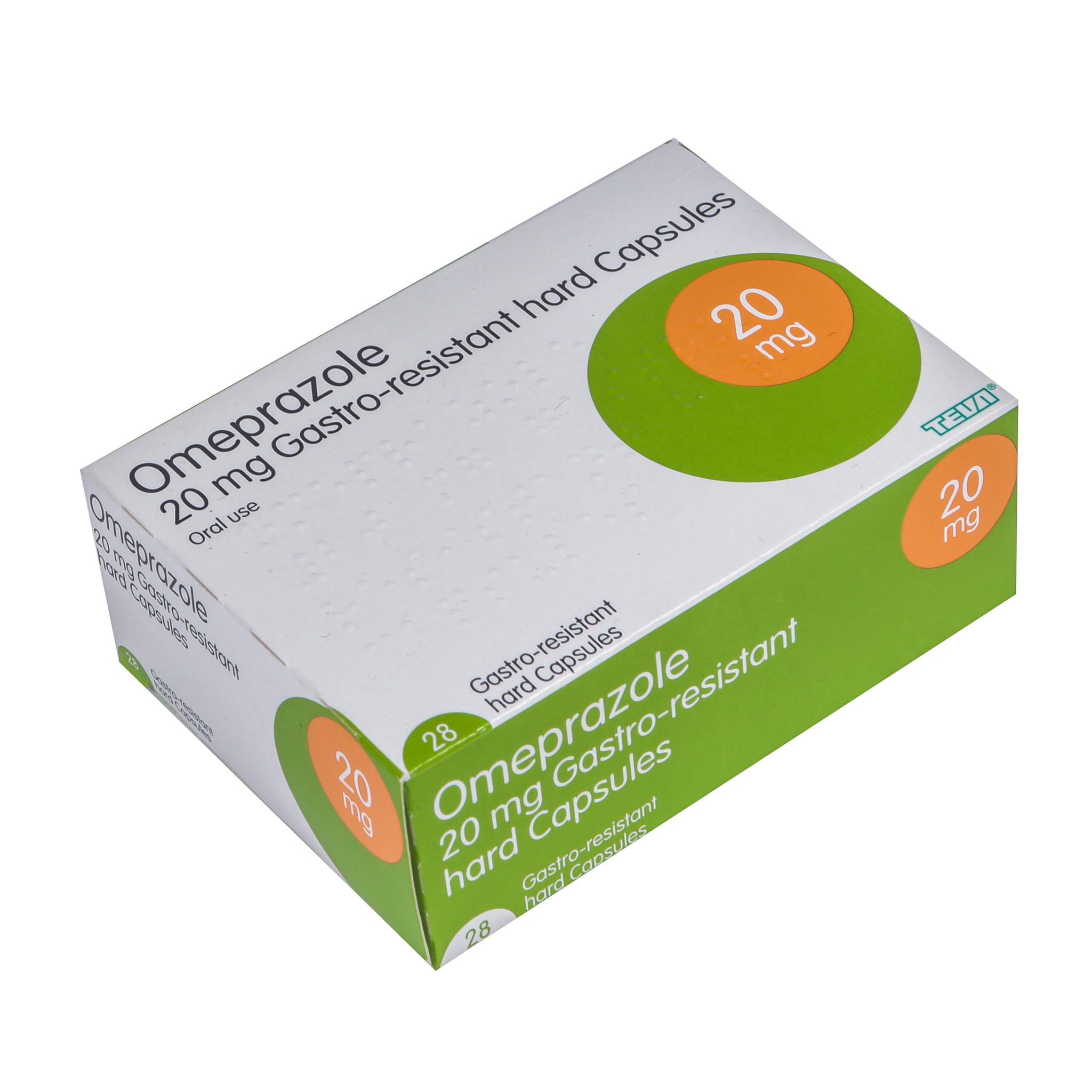 Omeprazole 20mg Capsules (28 Capsules)