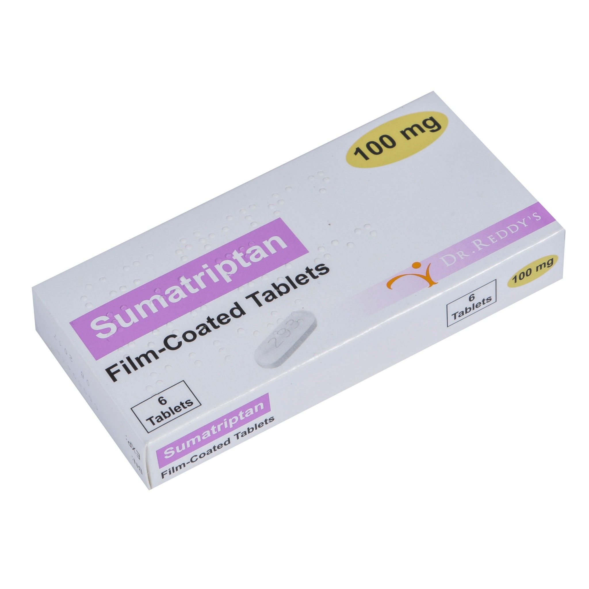 Sumatriptan 100mg Tablets (12 Tablets)