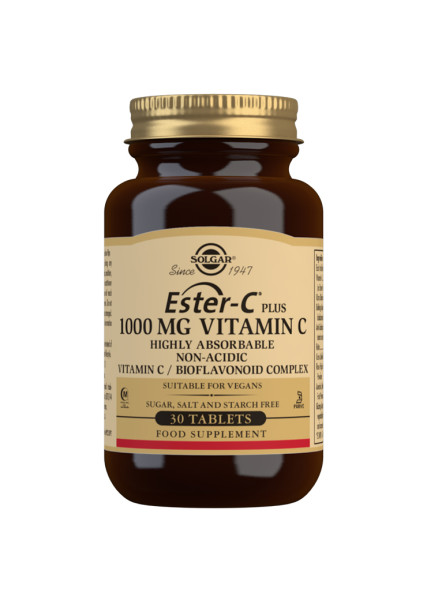 Solgar Ester-C Plus 1000 mg Vitamin C Tablets – Pack of 30