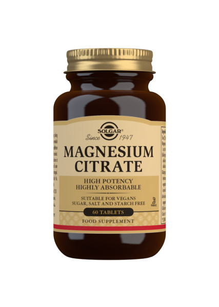 Solgar Magnesium Citrate Tablets (Pack of 60)
