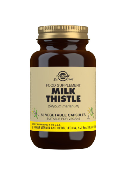 Solgar Milk Thistle Vegetable Capsules – Pack of 50
