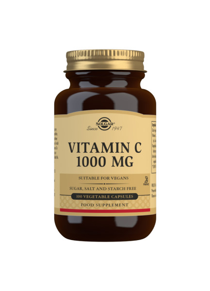 Solgar Vitamin C 1000 mg Vegetable Capsules (Pack of 100)