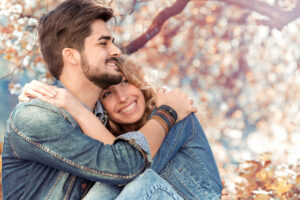 Happy smiling couple