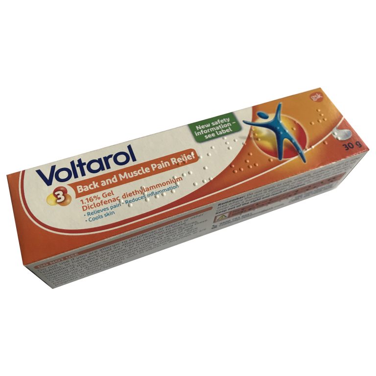 voltarol back and muscle pain relief 30g